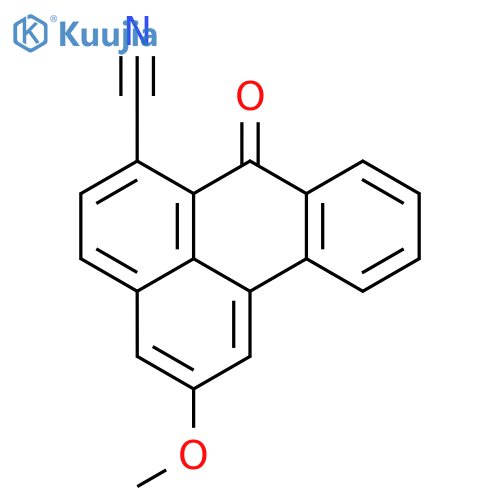 7H-BENZ[DE]ANTHRACENE-6-CARBONITRILE, 2-METHOXY-7-OXO- structure