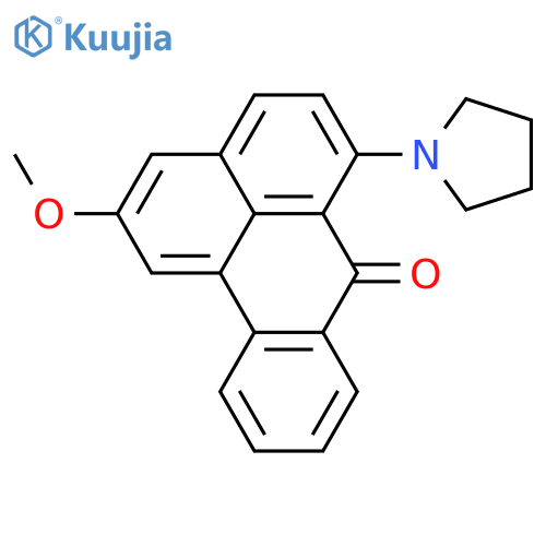 7H-BENZ[DE]ANTHRACEN-7-ONE, 2-METHOXY-6-(1-PYRROLIDINYL)- structure