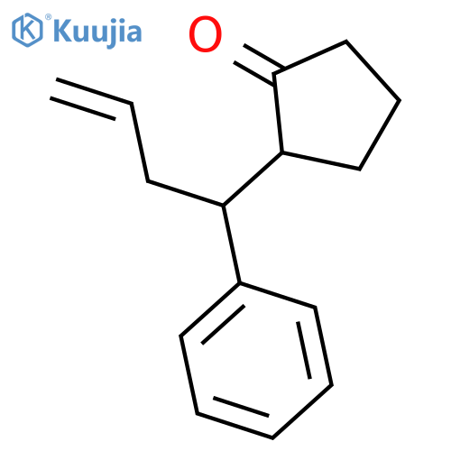 CYCLOPENTANONE, 2-(1-PHENYL-3-BUTENYL)- structure