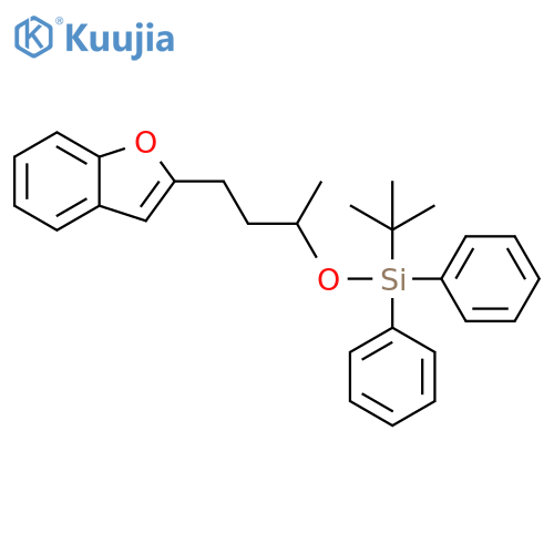 Silane, [3-(2-benzofuranyl)-1-methylpropoxy](1,1-dimethylethyl)diphenyl- structure