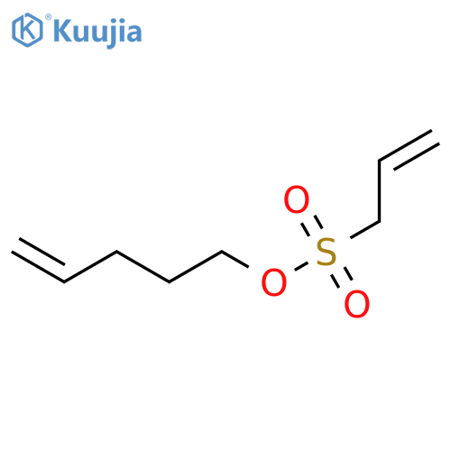 2-Propene-1-sulfonic acid, 4-pentenyl ester structure