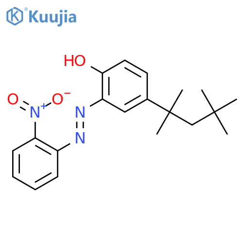2-(2-Nitrophenyl)azo-4-(1,1,3,3-tetramethylbutyl)phenol structure