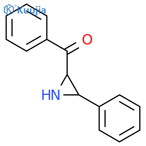 2-benzoyl-3-phenylaziridine structure