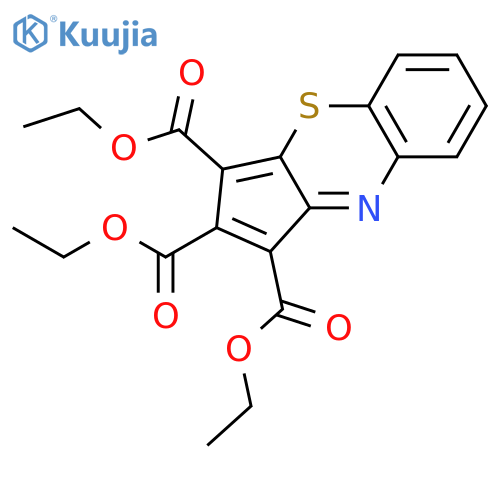 triethyl benzo[b]cyclopenta[e][1,4]thiazine-1,2,3-tricarboxylate structure