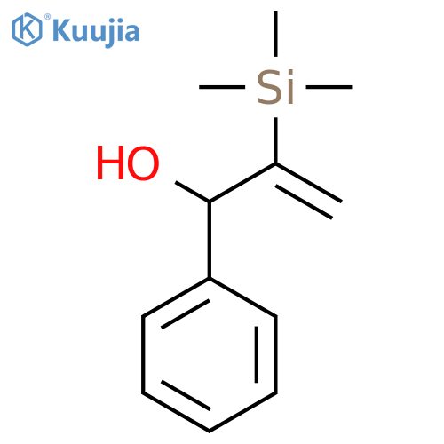 Benzenemethanol, a-[1-(trimethylsilyl)ethenyl]- structure