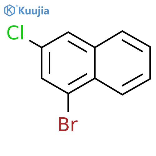 1-Bromo-3-chloronaphthalene structure