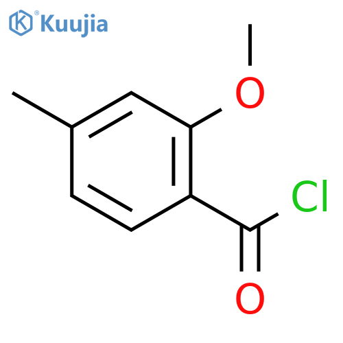 benzoyl chloride, 2-methoxy-4-methyl- (9ci) structure