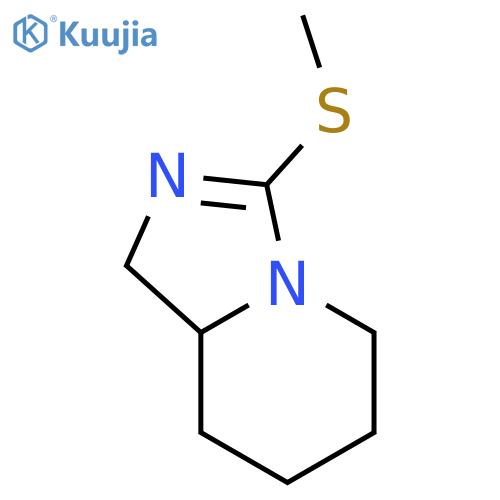 Imidazo[1,5-a]pyridine, 1,5,6,7,8,8a-hexahydro-3-(methylthio)- structure