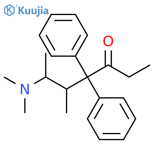 3-Heptanone,6-(dimethylamino)-5-methyl-4,4-diphenyl-, (R*,S*)- (9CI) structure