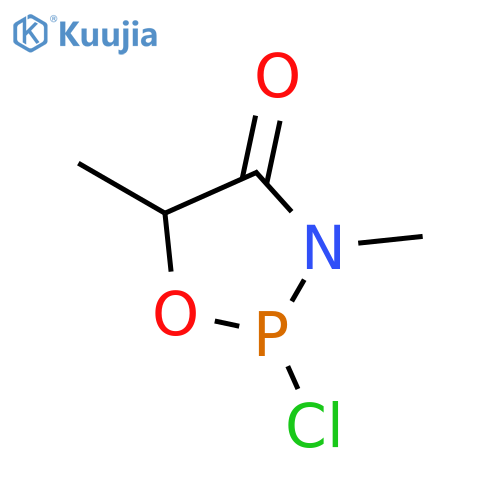 2-Chloro-3,5-dimethyl-1,3,2-oxazaphospholidin-4-one structure