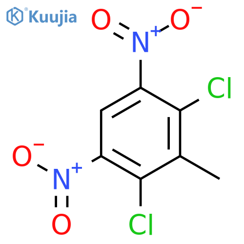 2,4-Dichloro-3-methyl-1,5-dinitrobenzene structure