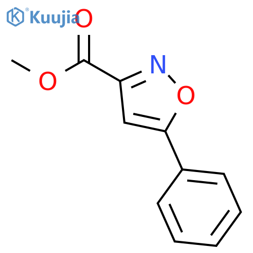 methyl 5-phenyl-1,2-oxazole-3-carboxylate structure