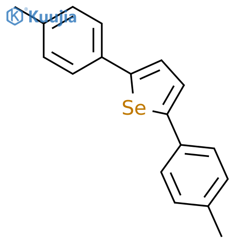 Selenophene, 2,5-bis(4-methylphenyl)- structure
