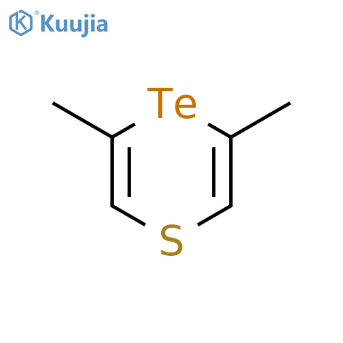 1,4-THIATELLURIN, 3,5-DIMETHYL- structure