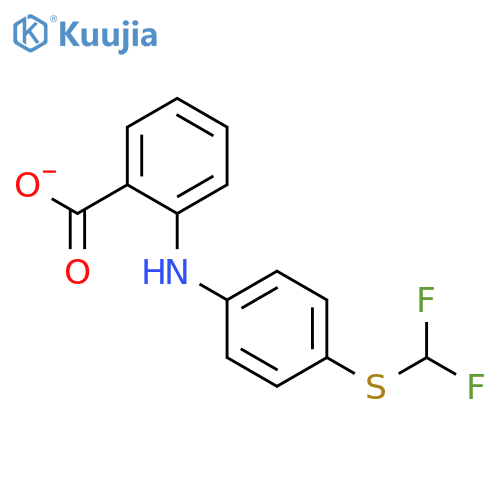 2-(4-Difluoromethylsulfanyl-phenylamino)-benzoic Acid structure