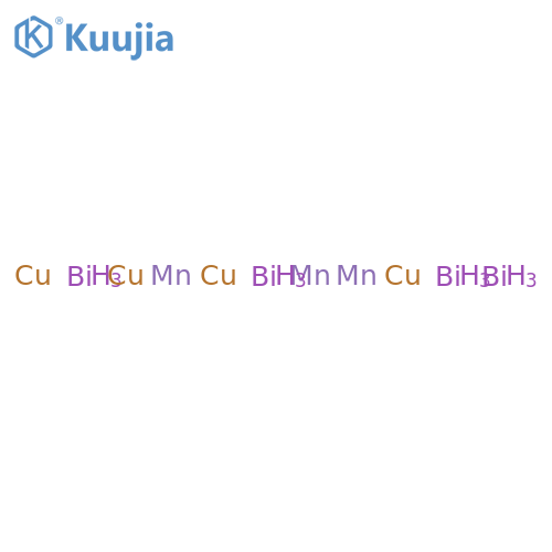 Bismuth, compd. with copper and manganese (4:4:3) structure