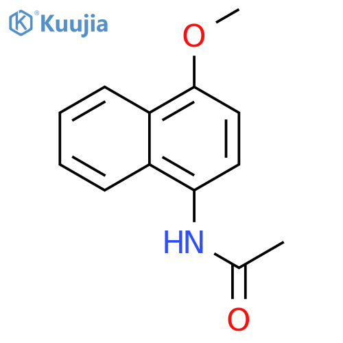 Acetamide, N-(4-methoxy-1-naphthalenyl)- structure
