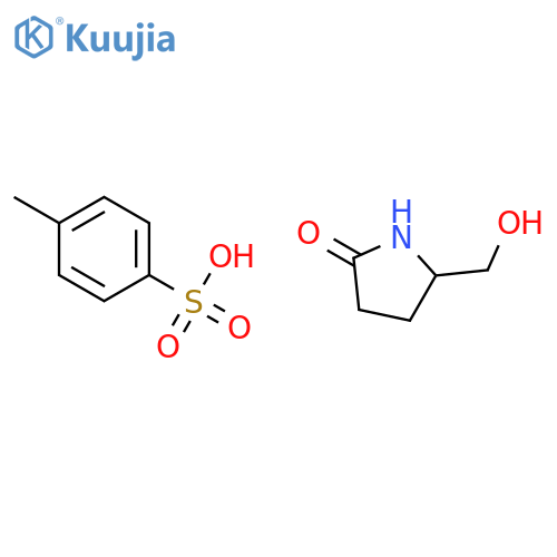 [(2S)-5-oxopyrrolidin-2-yl]methyl 4-methylbenzene-1-sulfonate structure