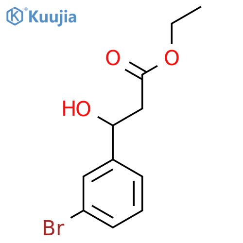 Ethyl 3-(3-Bromophenyl)-3-hydroxypropanoate structure