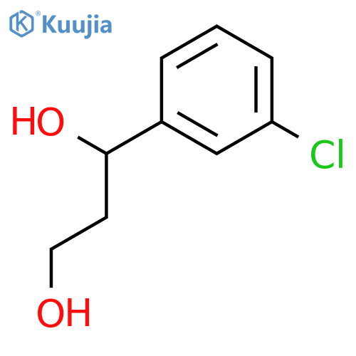1,3-Propanediol, 1-(3-chlorophenyl)- structure