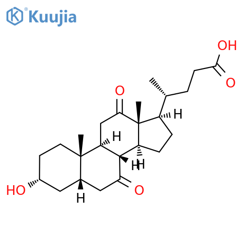 3-Hydroxy-7,12-diketocholanoic Acid structure