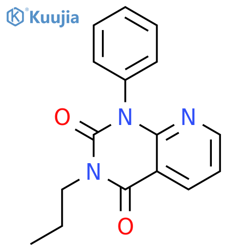 Pyrido[2,3-d]pyrimidine-2,4(1H,3H)-dione, 1-phenyl-3-propyl- structure