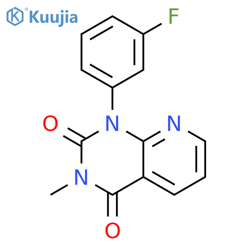 PYRIDO[2,3-D]PYRIMIDINE-2,4(1H,3H)-DIONE, 1-(3-FLUOROPHENYL)-3-METHYL- structure