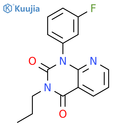 PYRIDO[2,3-D]PYRIMIDINE-2,4(1H,3H)-DIONE, 1-(3-FLUOROPHENYL)-3-PROPYL- structure