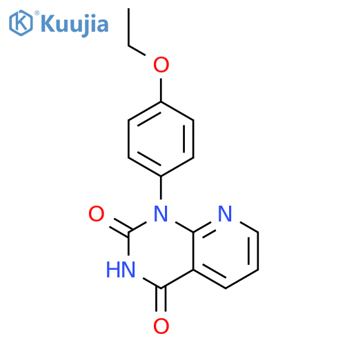 PYRIDO[2,3-D]PYRIMIDINE-2,4(1H,3H)-DIONE, 1-(4-ETHOXYPHENYL)- structure