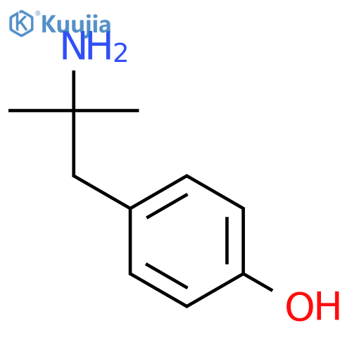 4-(2-Amino-2-methylpropyl)phenol structure