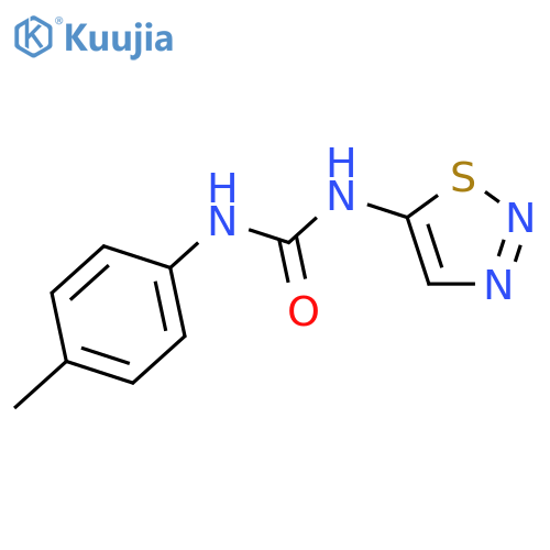 Urea, N-(4-methylphenyl)-N'-1,2,3-thiadiazol-5-yl- structure