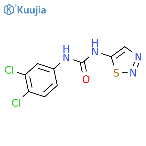 Urea, N-(3,4-dichlorophenyl)-N'-1,2,3-thiadiazol-5-yl- structure