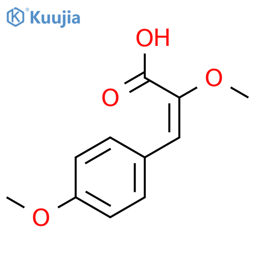 2-methoxy-3-(4-methoxyphenyl)acrylic Acid structure
