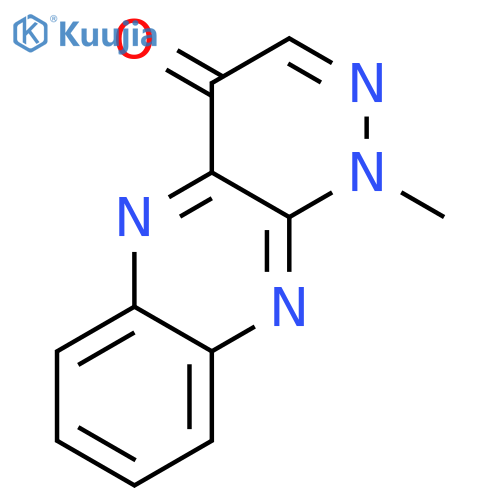 Pyridazino[3,4-b]quinoxalin-4(1H)-one, 1-methyl- structure