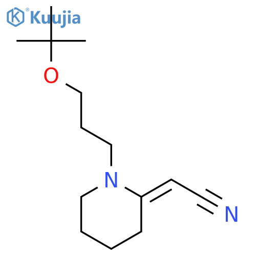 ACETONITRILE, [1-[3-(1,1-DIMETHYLETHOXY)PROPYL]-2-PIPERIDINYLIDENE]-, (2E)- structure