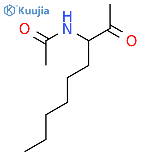 rac 3-Acetamidononan-2-one structure