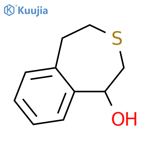 3-Benzothiepin-1-ol,1,2,4,5-tetrahydro- structure