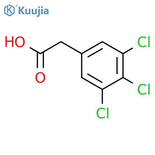 Benzeneacetic acid, 3,4,5-trichloro- structure