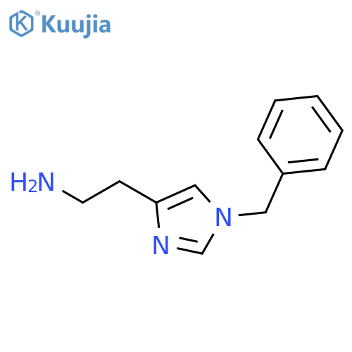 2-(1-benzyl-1H-imidazol-4-yl)ethan-1-amine structure