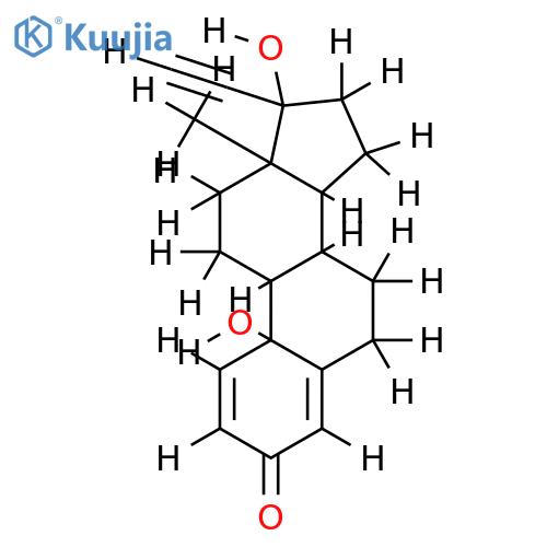 17alpha-ethynyl-1,4-estradien-10,17beta-diol-3-one structure
