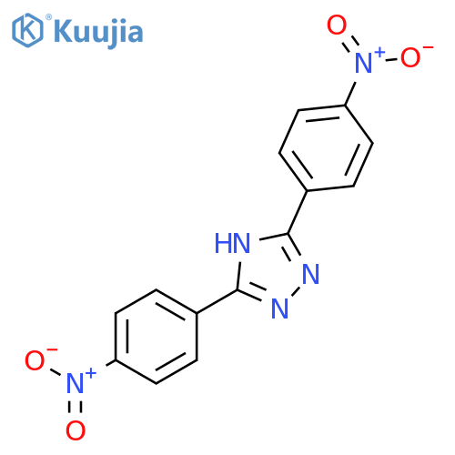 1H-1,2,4-TRIAZOLE, 3,5-BIS(4-NITROPHENYL)- structure