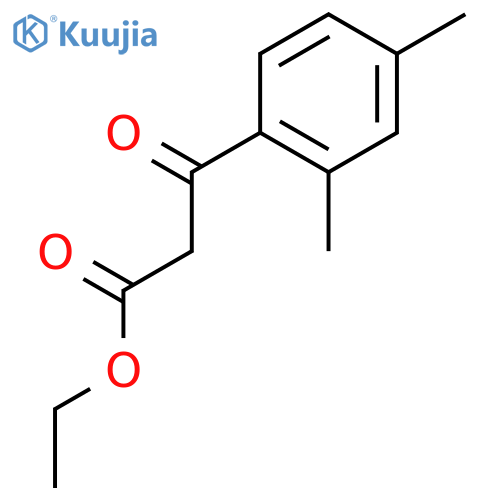 Ethyl 3-(2,4-dimethylphenyl)-3-oxopropanoate structure