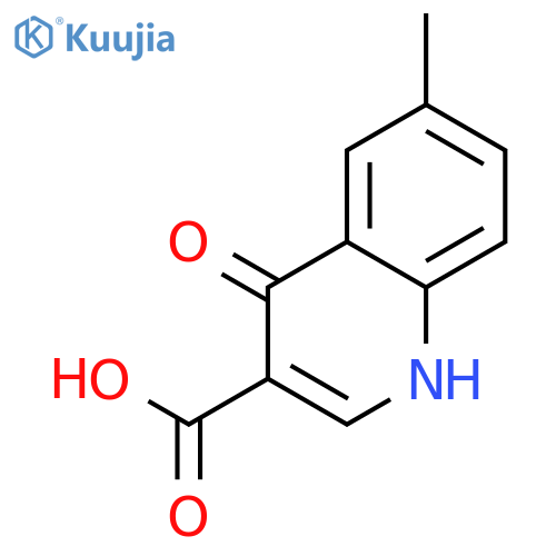 6-Methyl-4-oxo-1,4-dihydroquinoline-3-carboxylic acid structure