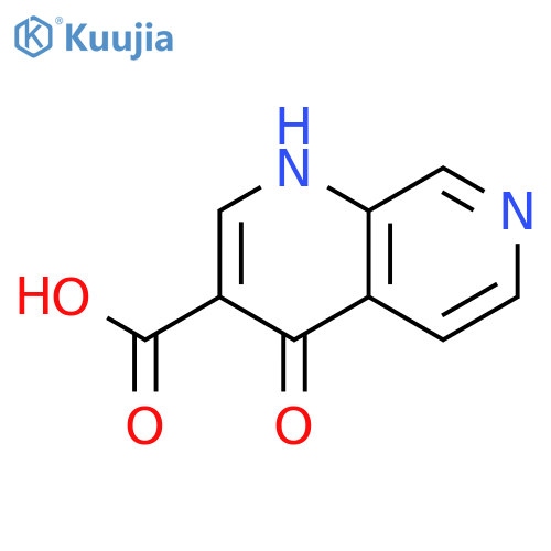 1,7-NAPHTHYRIDINE-3-CARBOXYLIC ACID, 1,4-DIHYDRO-4-OXO- structure