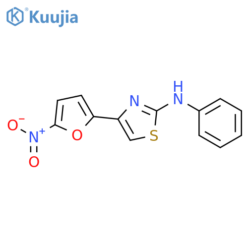 2-Thiazolamine,4-(5-nitro-2-furanyl)-N-phenyl- structure