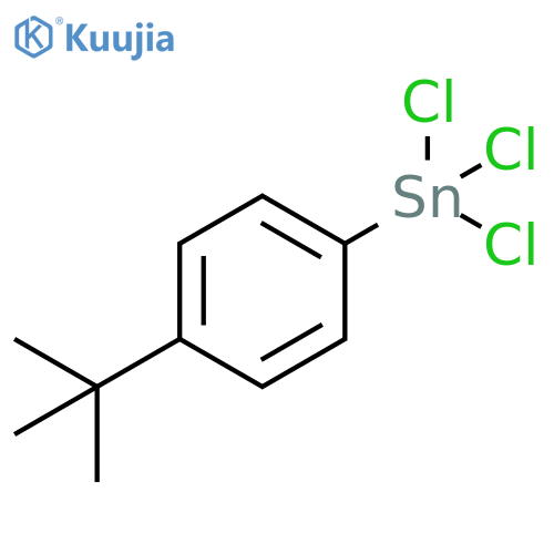 Stannane, trichloro[4-(1,1-dimethylethyl)phenyl]- structure