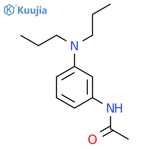 N-[3-(dipropylamino)phenyl]acetamide structure