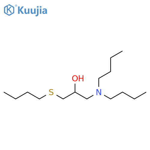 2-Propanol, 1-(butylthio)-3-(dibutylamino)- structure