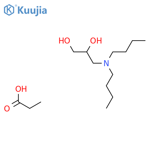 1,2-Propanediol, 3-(dibutylamino)-, 1-propanoate structure