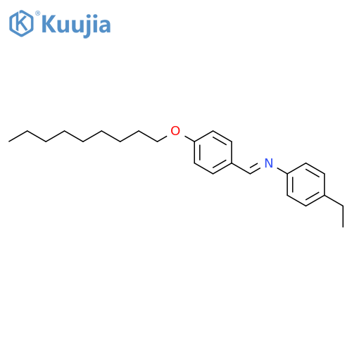 4-ethyl-N-((1E)-(4-(nonyloxy)phenyl)methylidene)aniline structure
